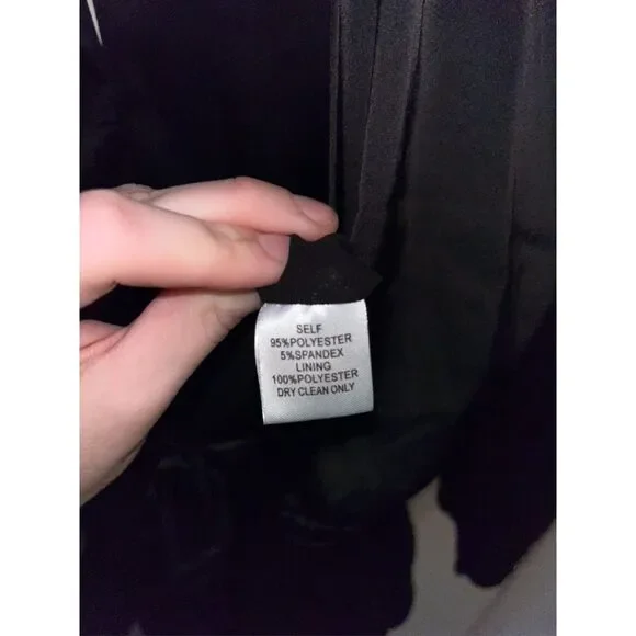 Stolen Hearts Front V-Cut Waist Silky Satin Plunge Jumpsuit Long Sleeve Romper - Picture 8 of 10